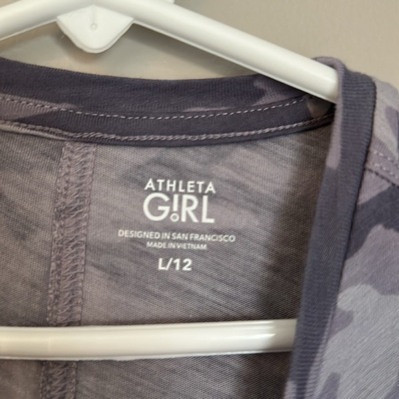 Athleta Purple Camouflage Tank Top - Picture 2 of 4